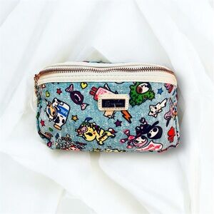 Tokidoki Denim Daze Fanny Pack Sling Bag Waist Belt Bag Rare HTF NEW w/ DEFECTS